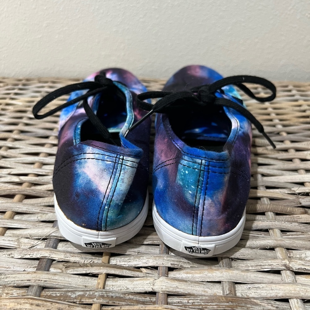 Vans Unisex Galaxy Print Sneakers, men’s 7.5, women’s 9, EUC, celestial, canvas - Picture 4 of 7